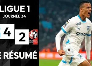 Mason Greenwood ghi điểm với cú đúp vào lưới Rennes ở vòng cuối Ligue 1