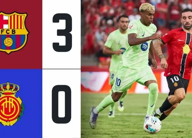 Yamal tỏa sáng Barca dễ dàng vượt qua Mallorca 3-0